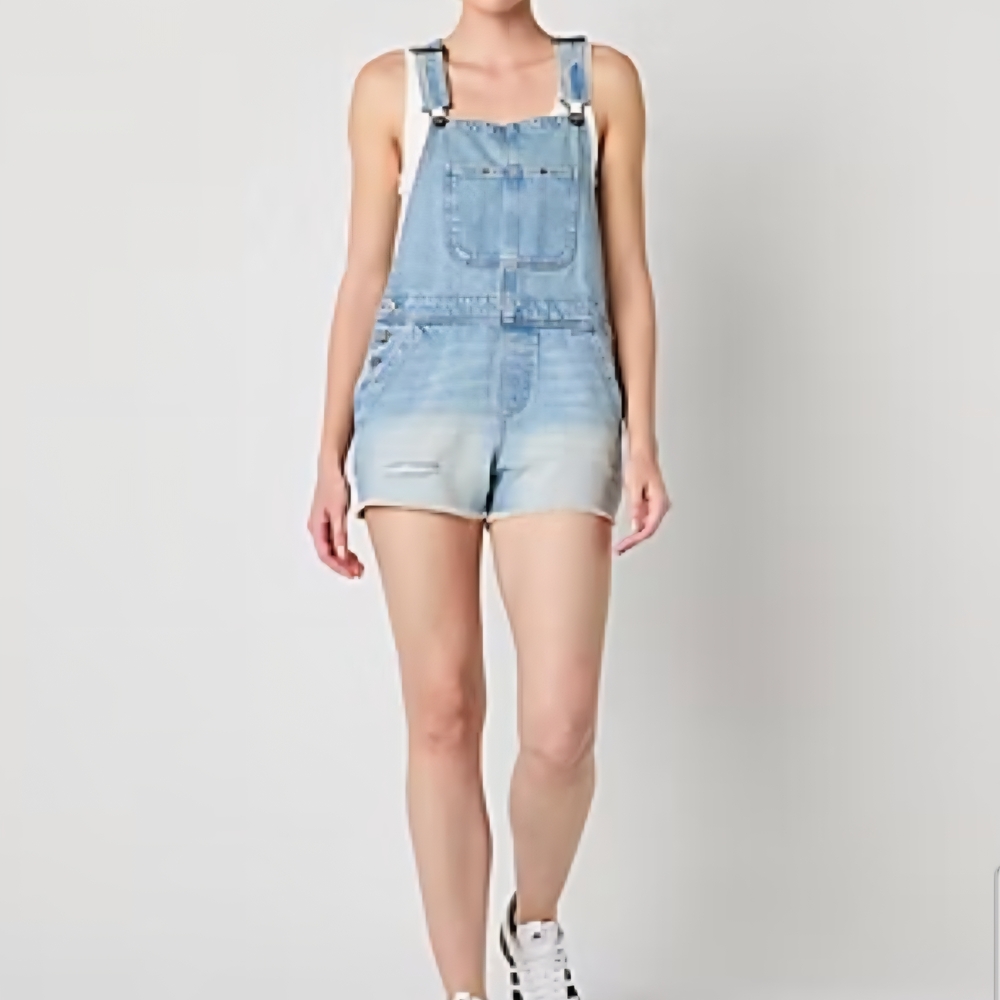 Arizona Jean Company Light Blue Denim Romper